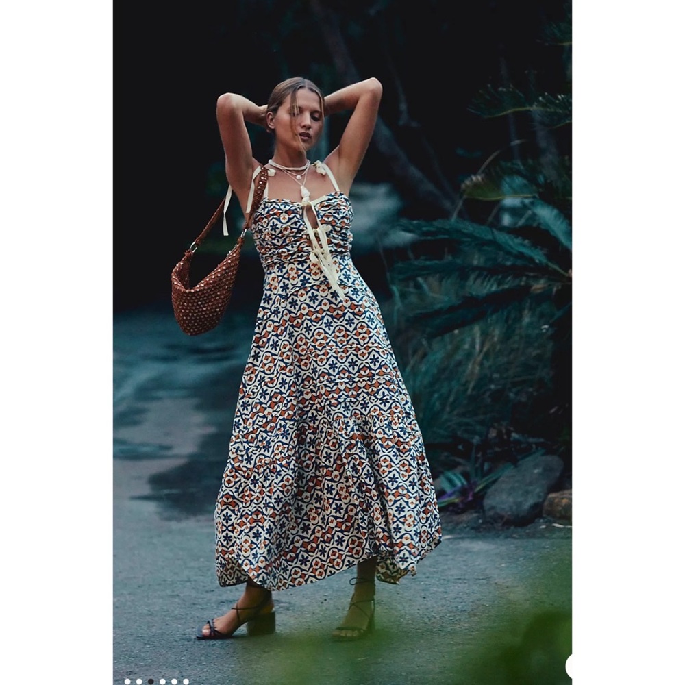 Palma Printed Midi Dress